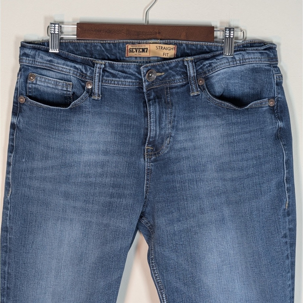 Seven7 Premium Denim Co Mens Straight Fit Jeans 34x30 *Measures 34x27*